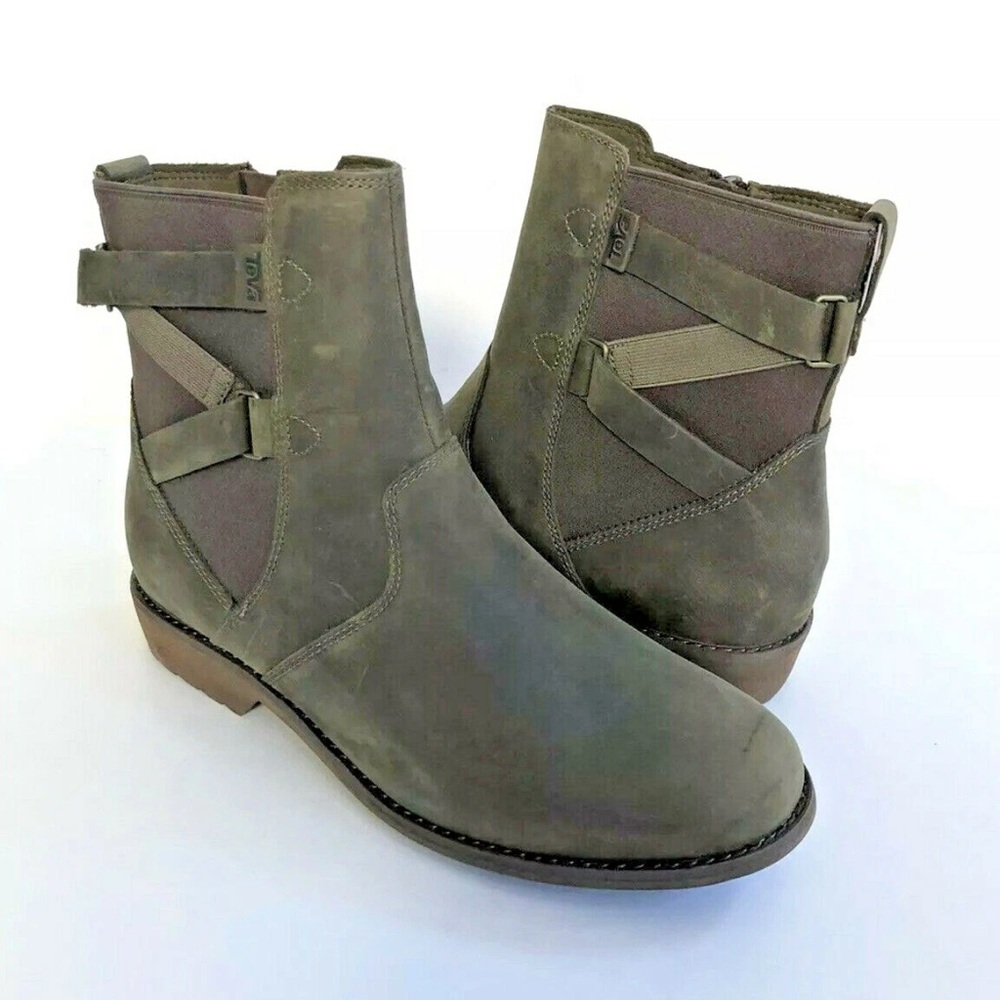 TEVA WOMEN ELLERY ANKLE WP DARK OLIVE WATERPROOF BOOT